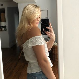 Talula Ruffled Off The Shoulder Tank